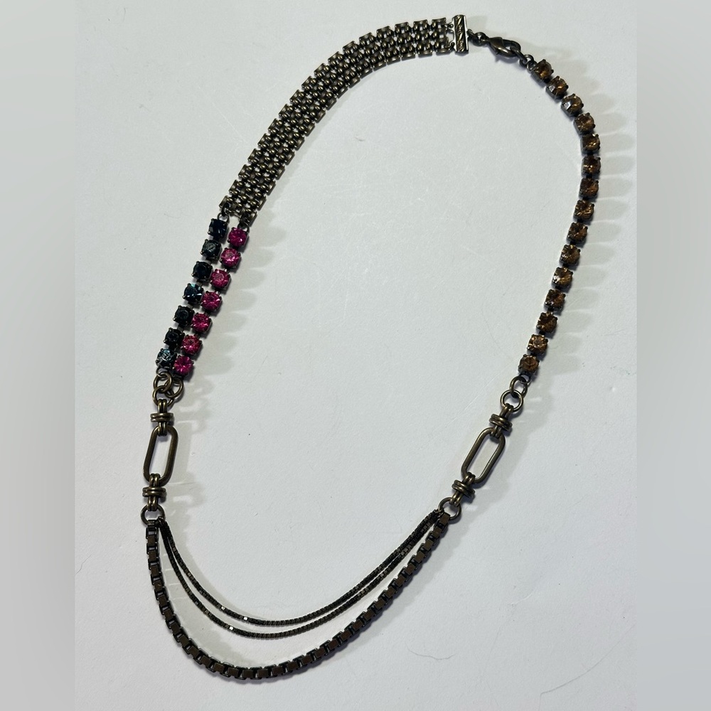 Victorian Watch Chain Inspired Style Necklace Dark Academia Fairycore Gothic